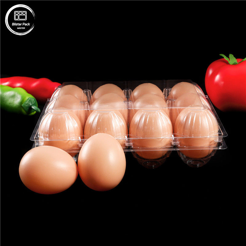 Ökofreundliche 30 Pack Plastik-Eierhalter Dauerhafte Hühner-Eier-Treys für frische landwirtschaftliche Produkte