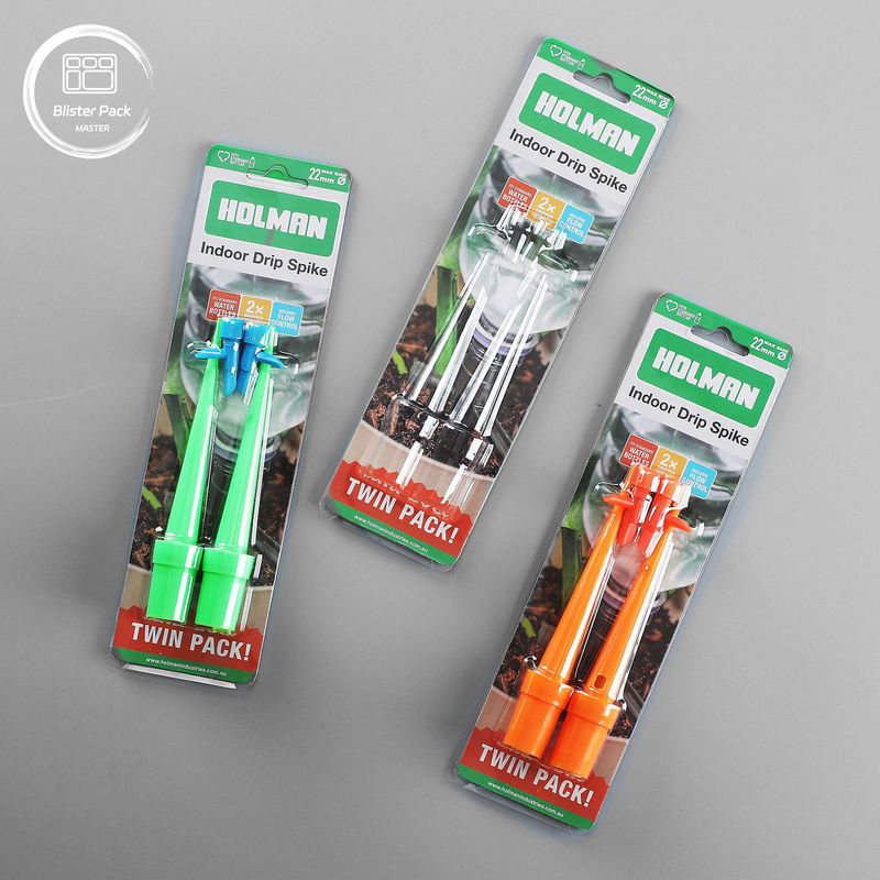 Custom PVC-Slide-Karte Custom Blister-Packs Einfügen Verpackung mit Papierkarte für sichere Kartenanzeige