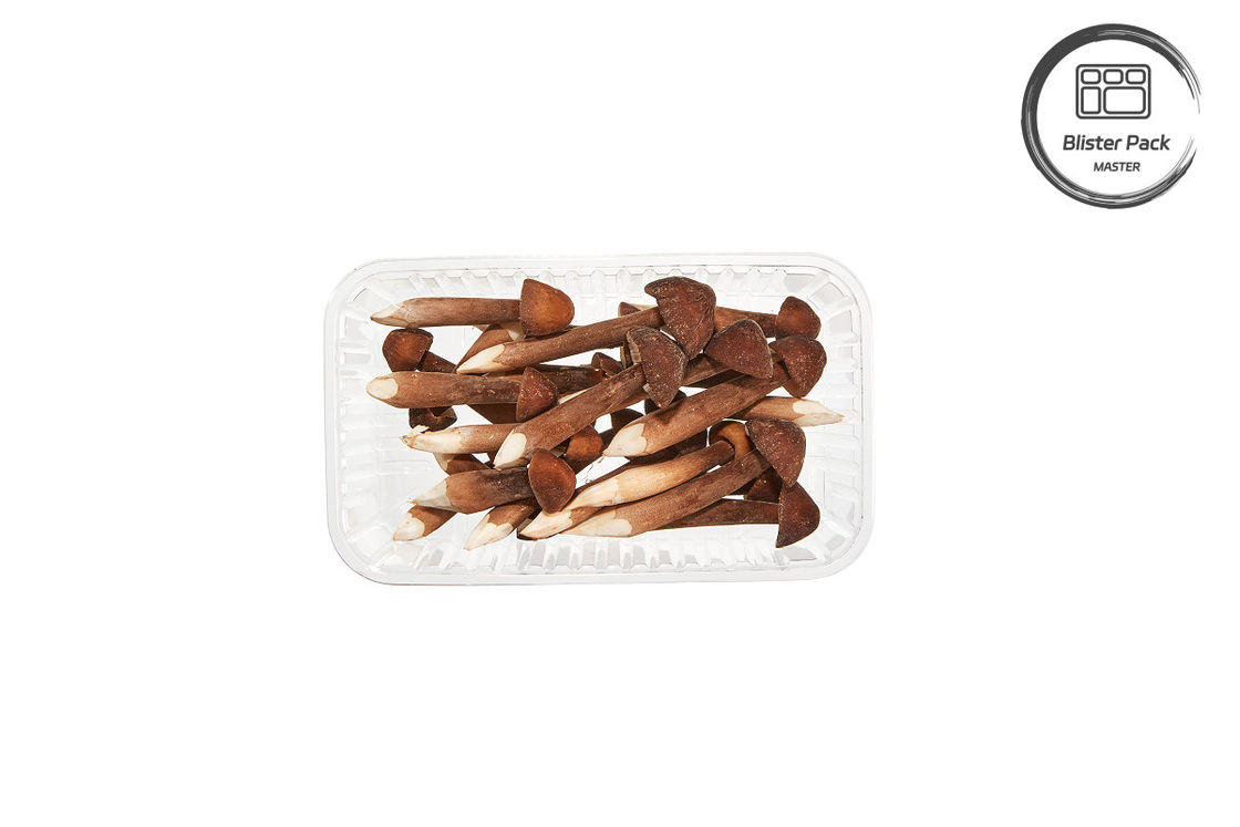 Einweg-Plastikpilz-Punnett-Blasen-Blasen-Blätter für Obst und Gemüse