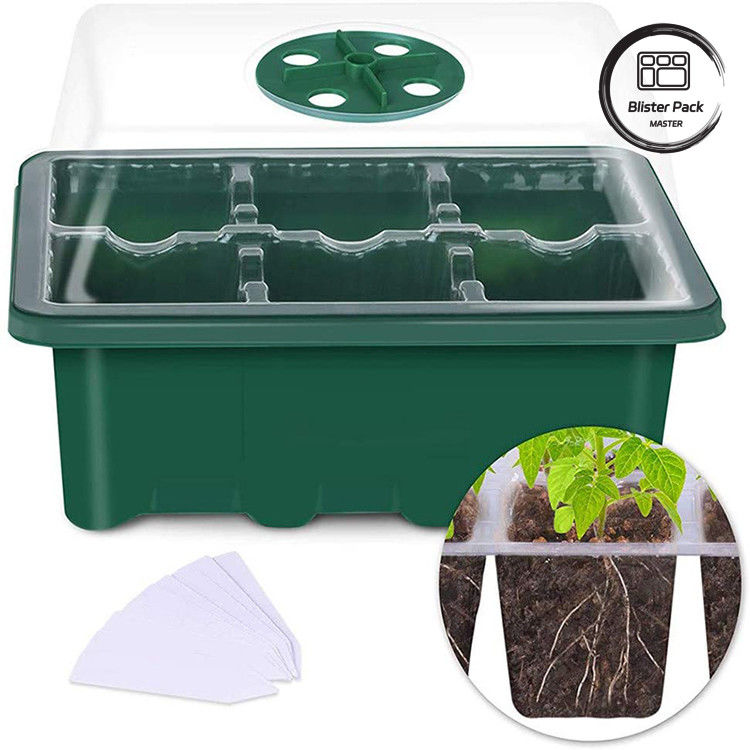 Stylische Gartendekoration Innenraum starre Plastik-Samenfächer Mikro-Grün-Kinderzimmer-System