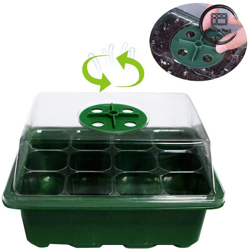 Multifunktionale Innengarten-Kindergarten-Box Plastikpflanzträger / 6 Zellpflanzträger