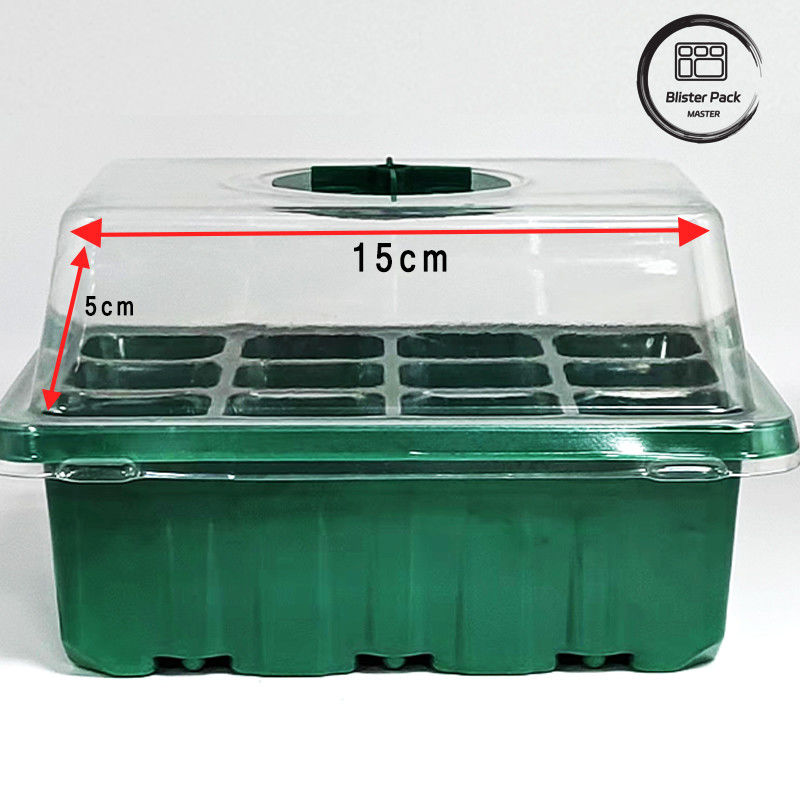 Multifunktionale Innengarten-Kindergarten-Box Plastikpflanzträger / 6 Zellpflanzträger