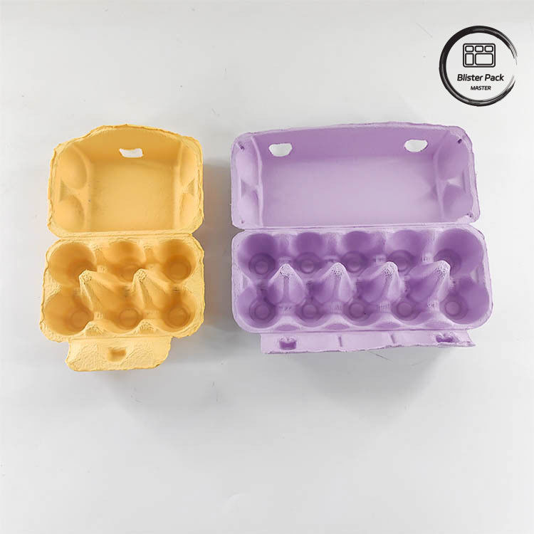Verpackung für Quaileneier 12 6 4 Papiermasse Karton für Hühnereier