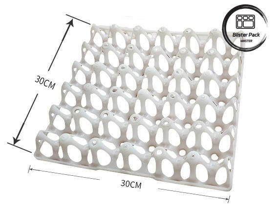 Erschwingliche 30-Zell-Eier-Plastik-Blister-Flaschenverpackung für Hühnereier
