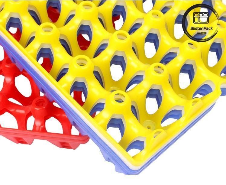 Erschwingliche 30-Zell-Eier-Plastik-Blister-Flaschenverpackung für Hühnereier