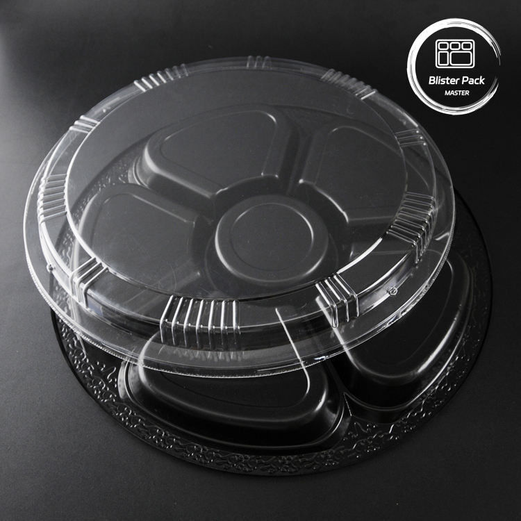 Runde Lebensmittelverpackungen Sushi-Ausführbehälter für frisches und bequemes Essen