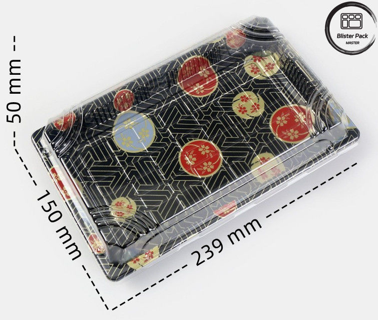 Premium-Design-Plastik-Sushi-Tray-Blisterpackung zu wettbewerbsfähigen Preisen