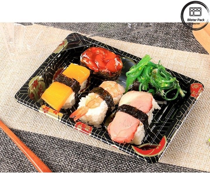 Premium-Design-Plastik-Sushi-Tray-Blisterpackung zu wettbewerbsfähigen Preisen