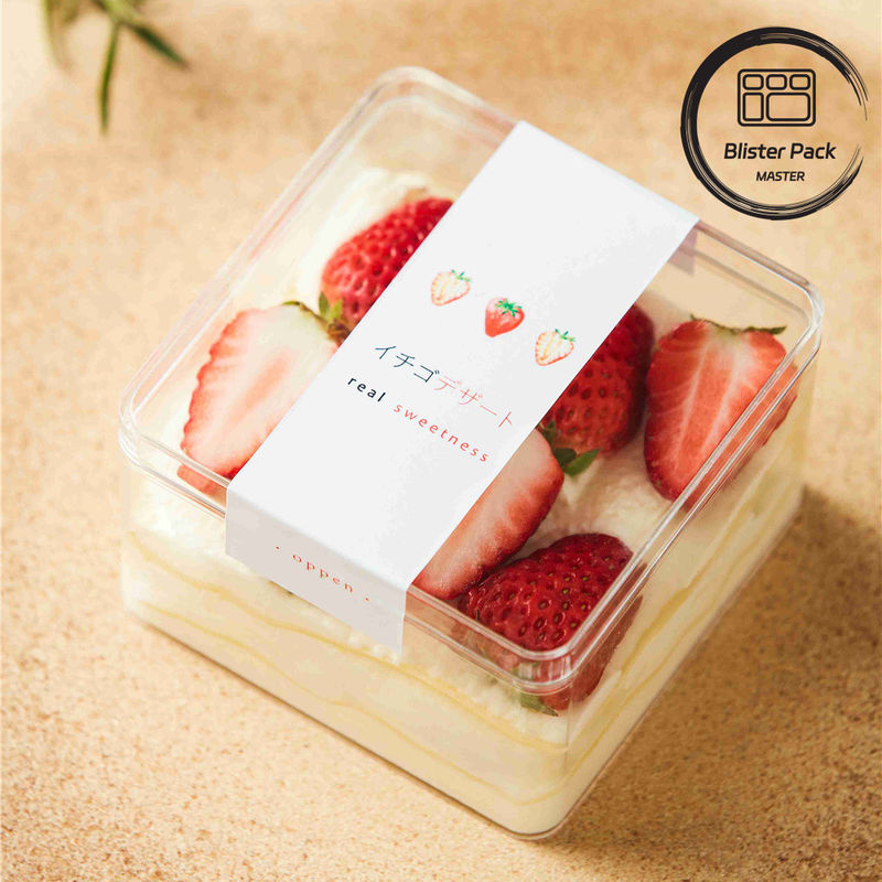 Schnelle Lieferung Blister Kunststoff-Pastetenbehälter Ideal für Bäckerei / Konditorei Plastik