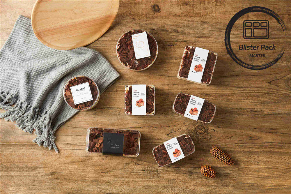 Schnelle Lieferung Blister Kunststoff-Pastetenbehälter Ideal für Bäckerei / Konditorei Plastik