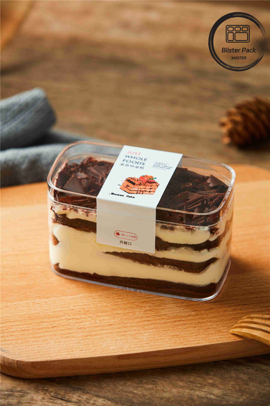 Schnelle Lieferung Blister Kunststoff-Pastetenbehälter Ideal für Bäckerei / Konditorei Plastik