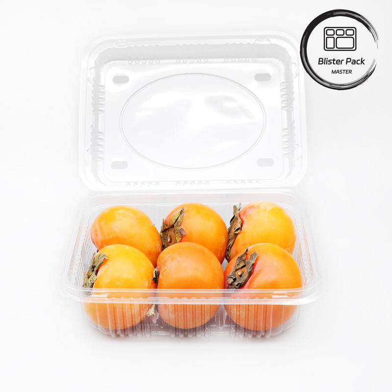Durchsichtige PET-Tablets für frisches Gemüse und frisches Obst - ideal zum Anzeigen und Aufbewahren
