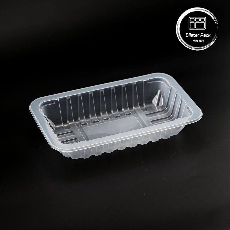 Personalisierte PP-Food-Vakuum-geformte Verpackungsplaketten Einweg-Plastik-Servierplaketten mit Logo