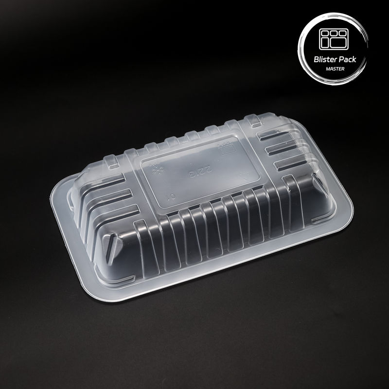 Personalisierte PP-Food-Vakuum-geformte Verpackungsplaketten Einweg-Plastik-Servierplaketten mit Logo