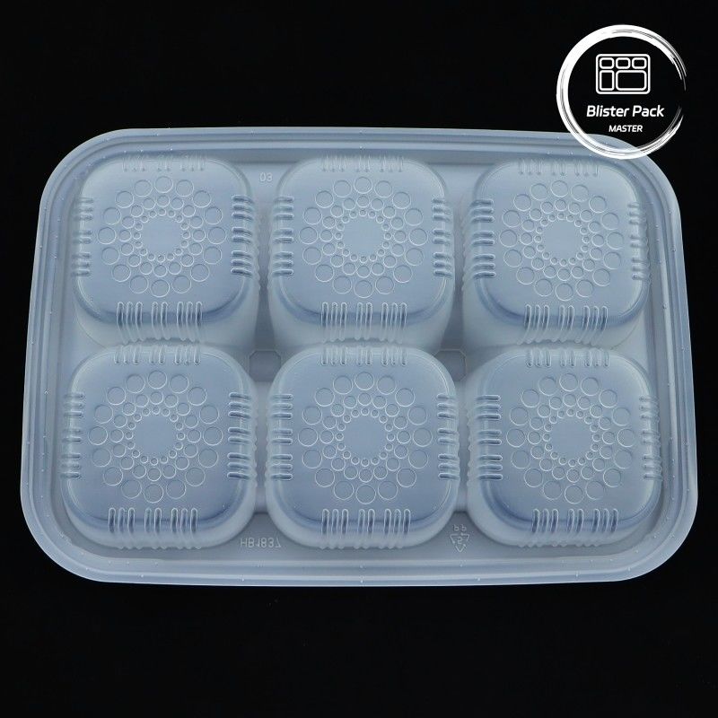 Bäckerei Blasenverpackung Einweg-Lebensmittelbehälter mit Deckel für Desserts Konditoreien