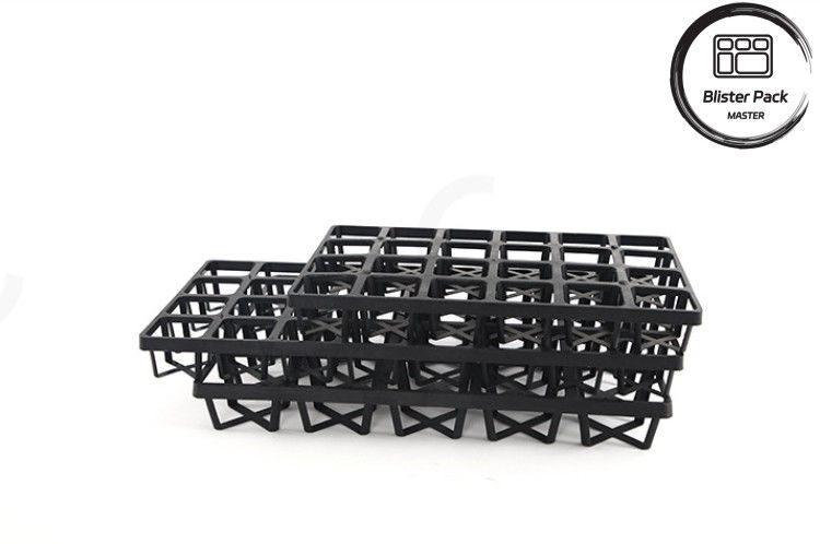 Dauerhafte Kunststoffpflanzendeckel 24 Löcher Sukkulente Pflanzerei Topf Anbau Tray für den Garten