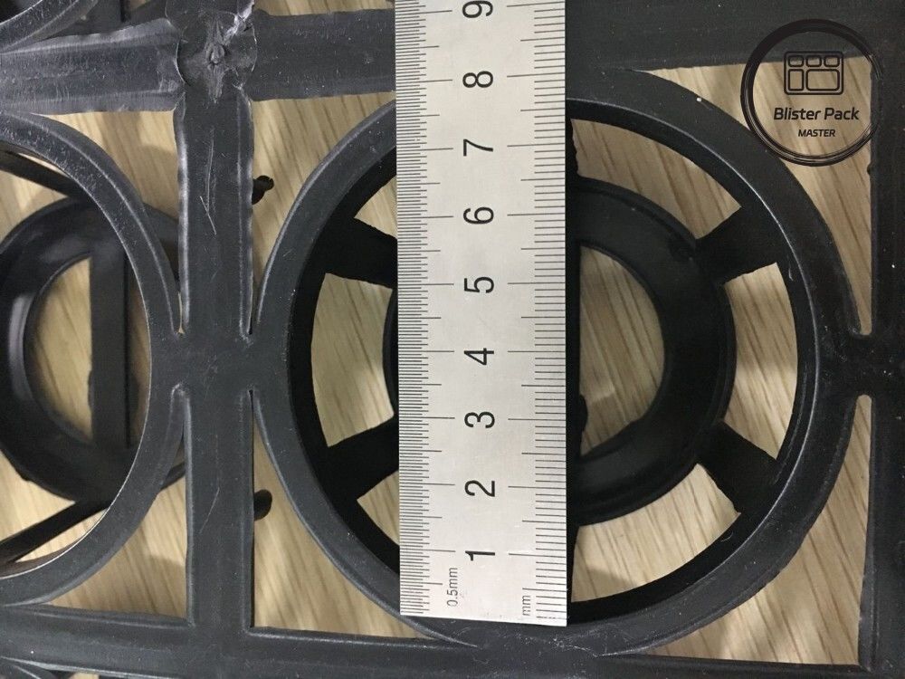 24 Löcher Farbe Kunststoff-Blumenkrug Tray, langlebige Pflanztray