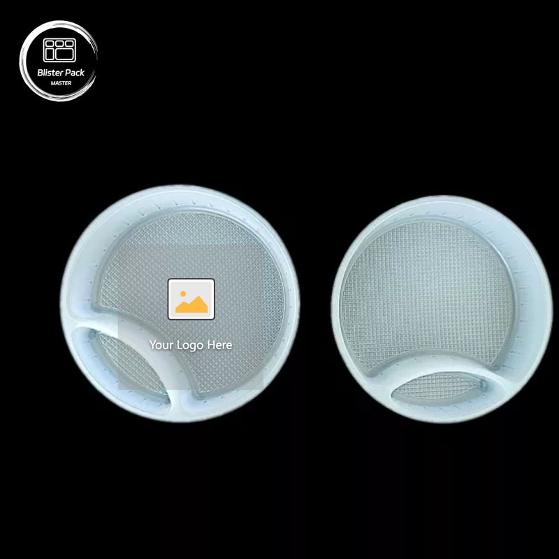 Einweg-Blister-transparente PP-Plastikplatte, 6-Hohlraum-Verpackung für Schokolade, Süßigkeiten, Mooncake, Muffin und Knödel