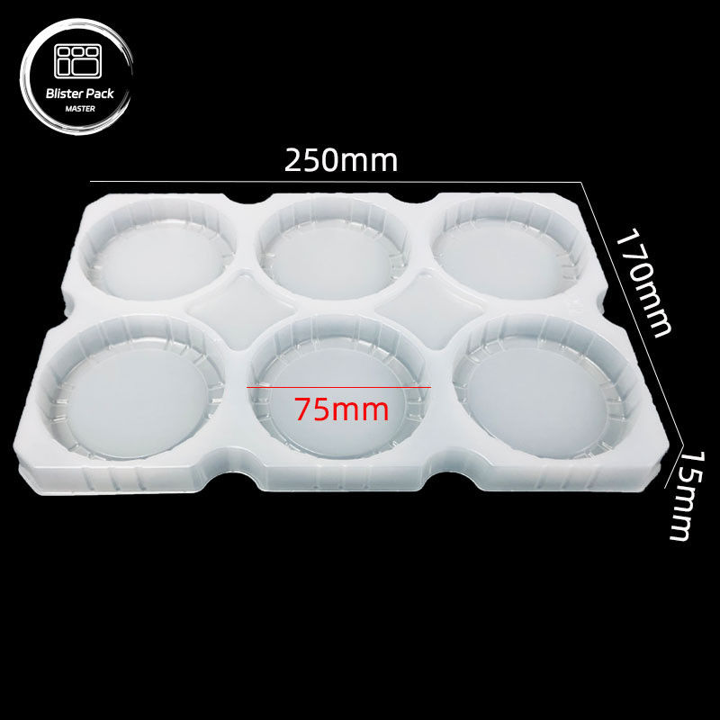 Fabrik OEM Schutz Umsatz PP Blister Tray mit Abdeckung, Getränkeflasche und Joghurt Tasse Verpackung