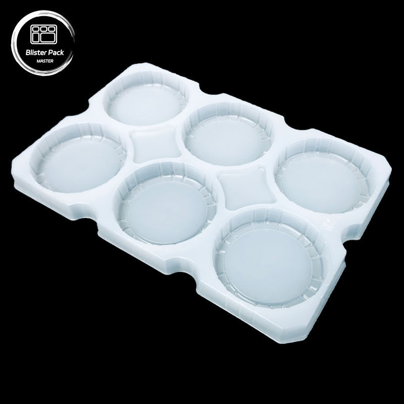 Fabrik OEM Schutz Umsatz PP Blister Tray mit Abdeckung, Getränkeflasche und Joghurt Tasse Verpackung