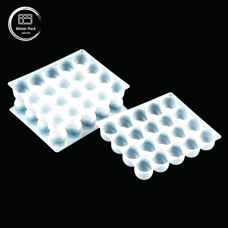 PP-Teller mit Trennern, Plastikverpackung für Mochi, Eis, Reiskugeln, Suppe, Knödel und Snacks