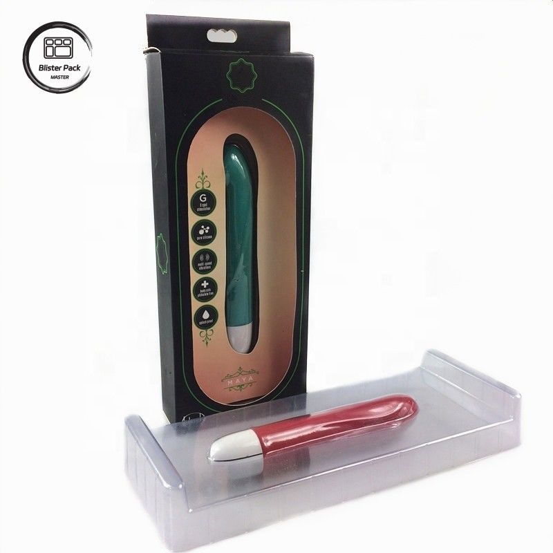 Klarer Einweg-Vibrator Erwachsenenprodukt Verpackung, Plastikfach für Erwachsenenprodukte