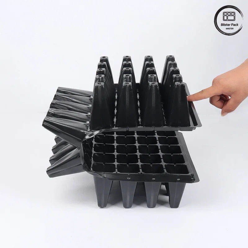 Großhandel 50 Deep Cell Tree Seedling Tray, langlebige Kunststoff-Samen Sprießtray für Baumschule und Gartenpflanzung
